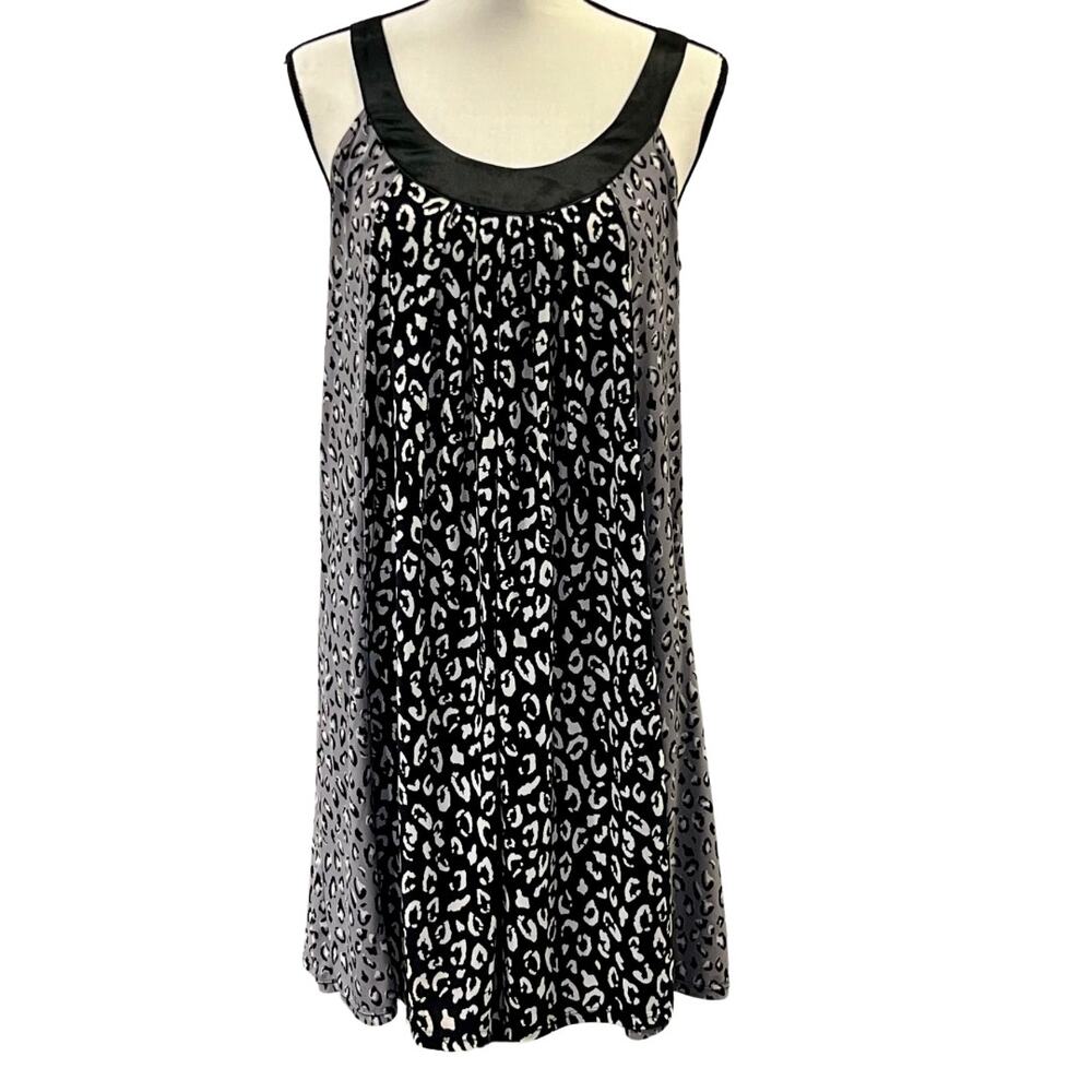 Alfani Women's Leopard Print Sleeveless Dress Size M